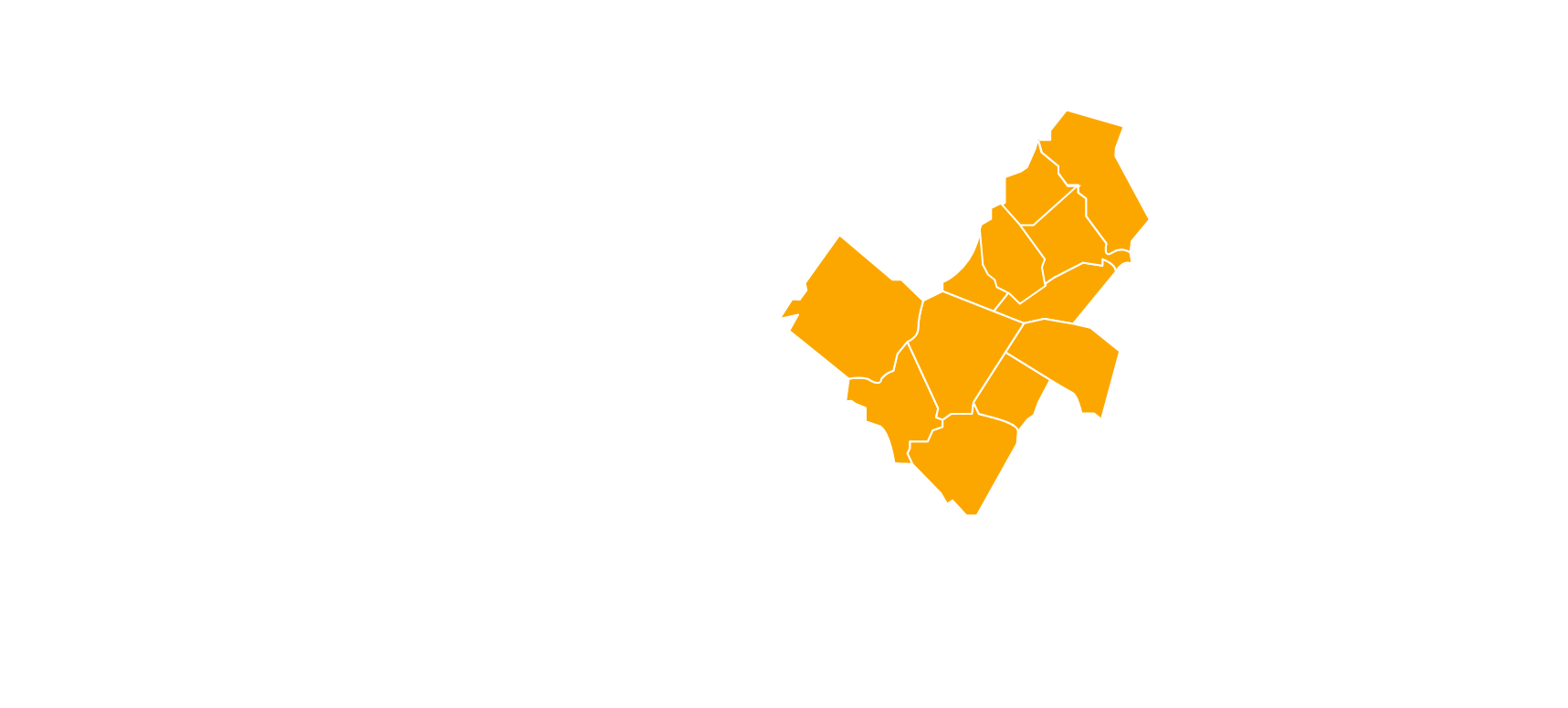 HOP service area graphic