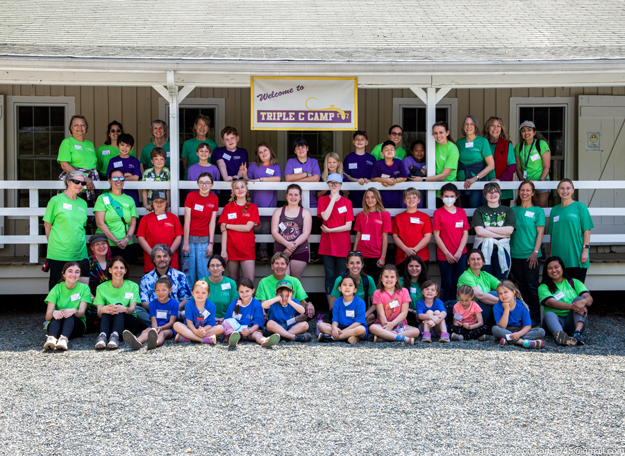 Grieving youth come together at Journeys Camp in this group photo